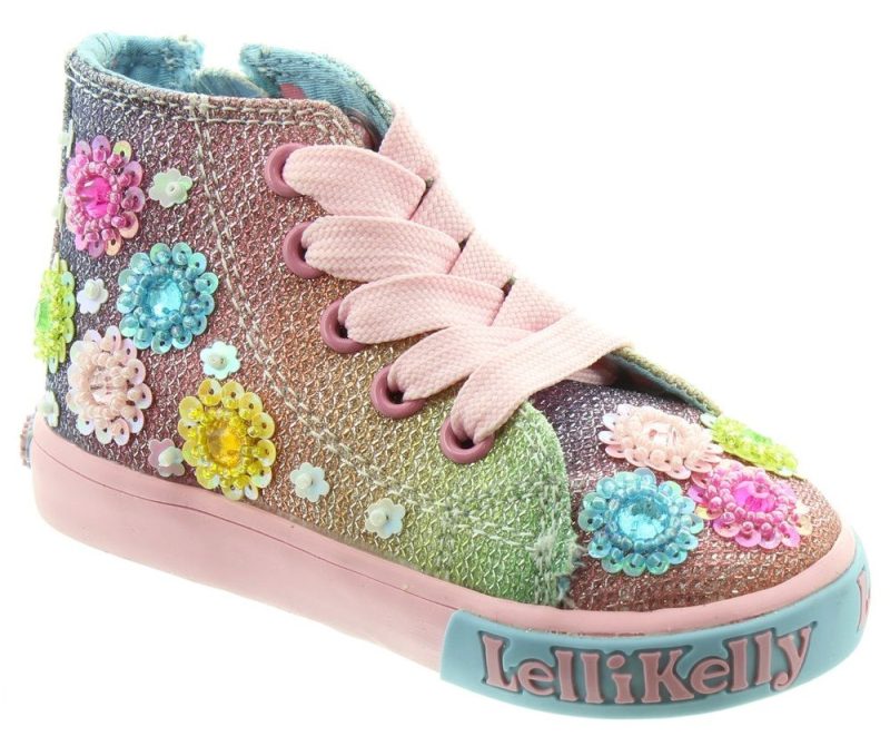 LELLI KELLY LK 5046 RAINBOW MILLESOLI HI-TOPS BOOTS