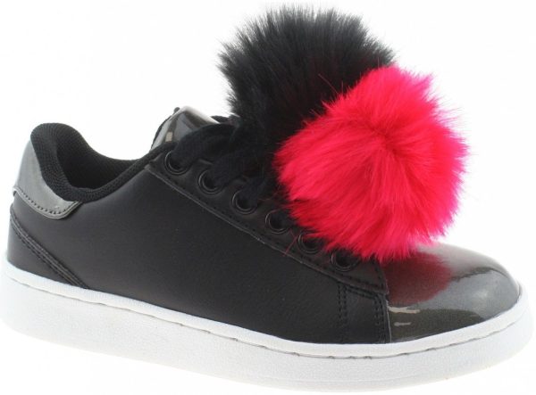 Lelli Kelly LK 7872 Pon Pon Pom Pom Trainers Black