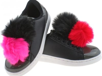 Lelli Kelly LK 7872 Pon Pon Pom Pom Trainers Black