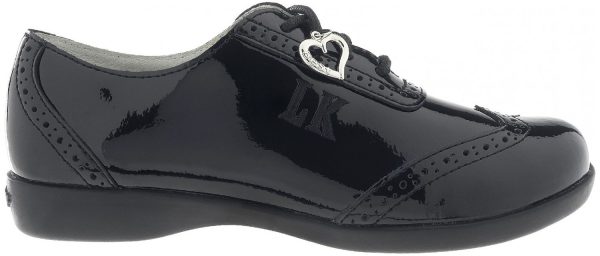 Lelli Kelly LK 8281 Kimberly Girls Shoes Black Patent Shoes