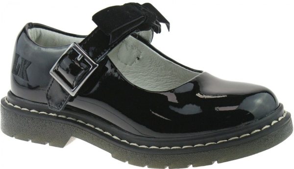 Lelli Kelly School Shoe For Teens/Youth lk 8286 Frankie Black Patent