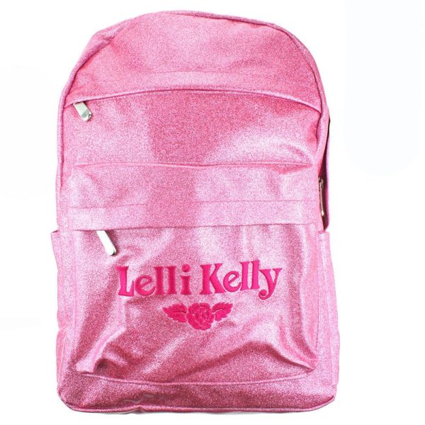 Lelli Kelly LK 8297 Pink Sparkly School Rucksack Backpack Bag