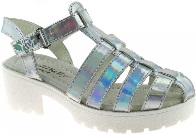 Lelli Kelly lk 9484 Silver Closed Toe Sandals