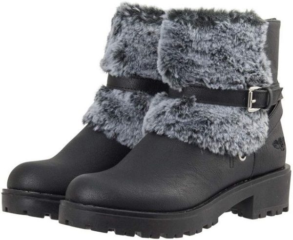 LELLI KELLY LK 7430 Sonya Fur Boot Black Mat