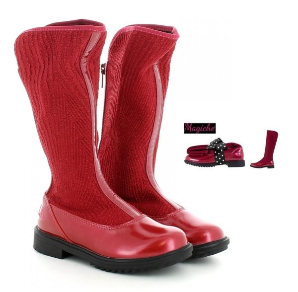 LELLI KELLY LK 3656 MAGIC RED BOOTS MAGICHE WITH GIFT