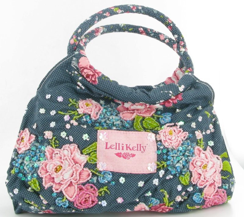 LELLI KELLY ROSE HAND BAG BLUE