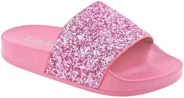 Lelli Kelly LK 9902 Marina Slider Sandals Rosa Glitter