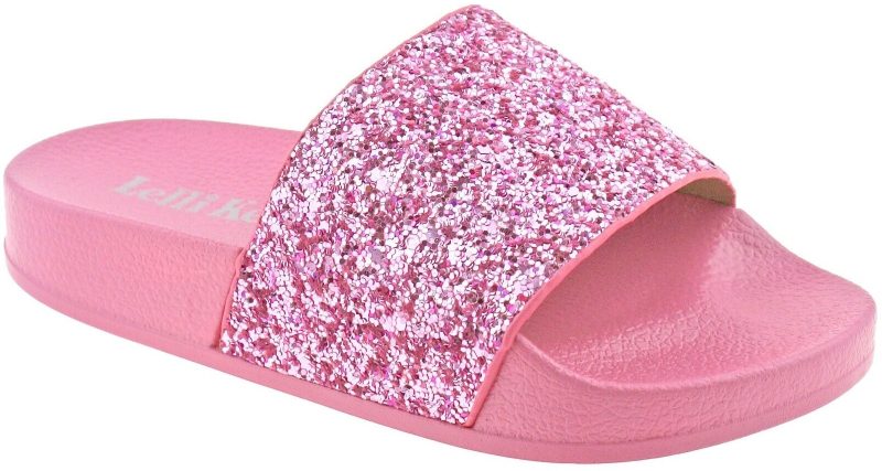 Lelli Kelly LK 9902 Marina Slider Sandals Rosa Glitter