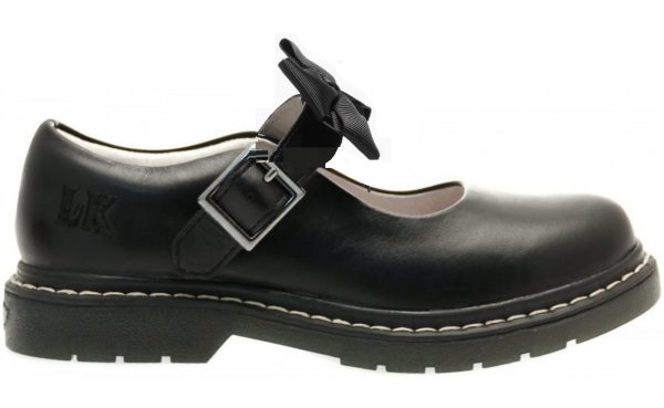 Lelli Kelly LK 8360 Audrey Black Leather School Shoes F Width