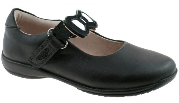 Lelli Kelly LK 8800 Colourissima Interchangeable Straps School Shoes Black Leather F Fit