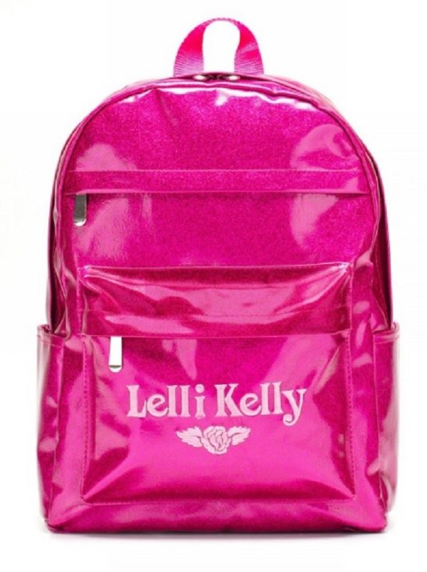 Lelli Kelly LK 8297 Purple Sparkly School Rucksack Backpack Bag