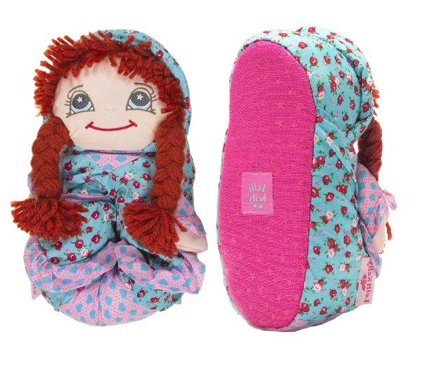 Lelli Kelly LK 8800 Doll Slippers Castana With Gift