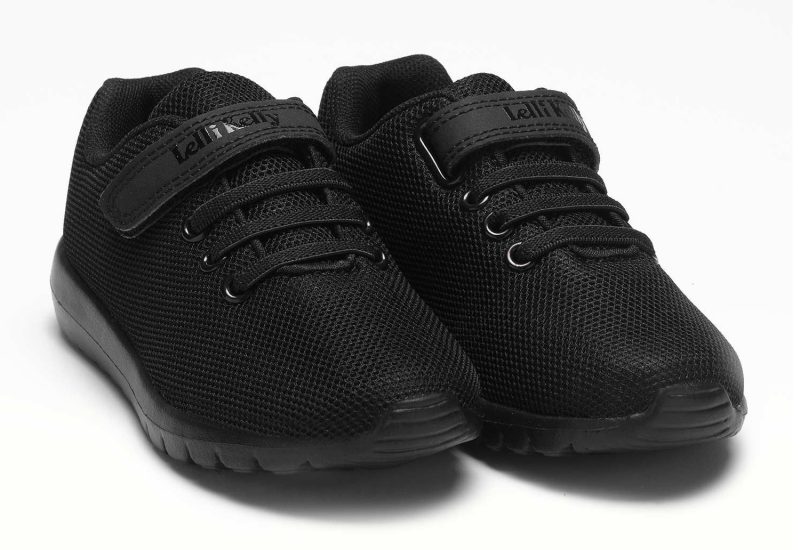 LELLI KELLY LK 8384 SIBILLA SCHOOL TRAINERS SNEAKERS BLACK