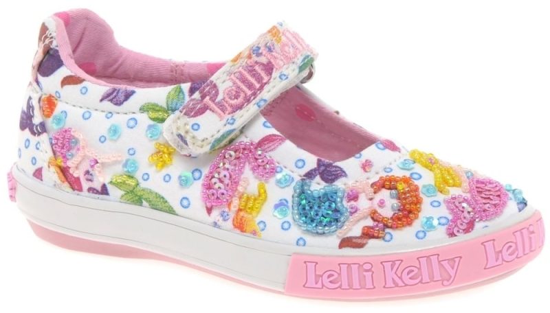 LELLI KELLY LK 5008 WHITE MERMAID BABY DOLLY SHOES