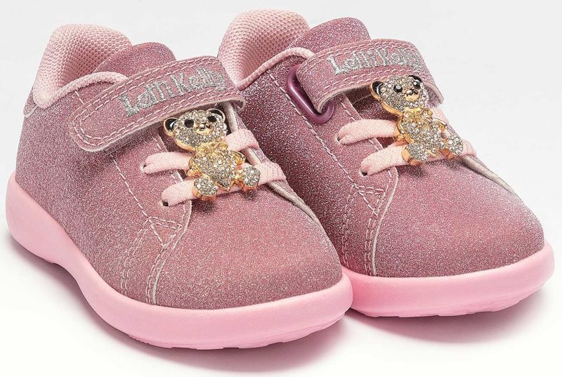 Lelli Kelly LK 4800 Sarah Toddler Baby Trainers Pink Glitter