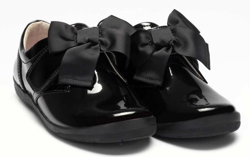 Lelli Kelly LK 8270 Elizabeth Black Patent School Shoes F Width