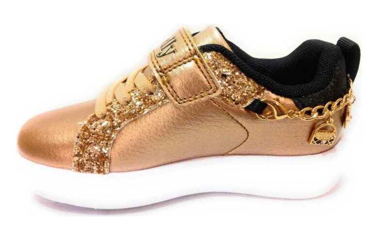 Lelli Kelly LK 3810 Gioiello Removable Bracelet Charm Trainers Gold Rose